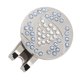 thumbnail image 1 of Marcador de clip de taladro de cristal resistente marcador de pelota de golf para visera de golf Blanco Sunnimix Marcador de pelota de golf, 1 of 8