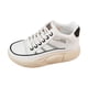 thumbnail image 4 of Zapatos casuales para mujer, suela gruesa, para caminar al aire libre, antideslizantes, cómodos y redondos. 39 Talla Blanco, 4 of 9