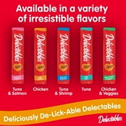 Hartz Delectables Squeeze Up Lickable Wet Cat Treats, Chicken Flavor, 2oz. Bag (4 Pack)