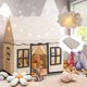 thumbnail image 2 of Tienda Campaña Infantil Costway con luces de estrellas y Alfombra Lavable 121 x 101 x 137 cm Beige y Negro, 2 of 10