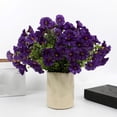 thumbnail image 4 of Uv Resistant Artificial Outdoor Flowers, Pink White Gradient, 18 in Hobby, Artificial Flowers, Garden Decorations Outdoor, Fence Planter Arrangements, 1 Pc, 4 of 7