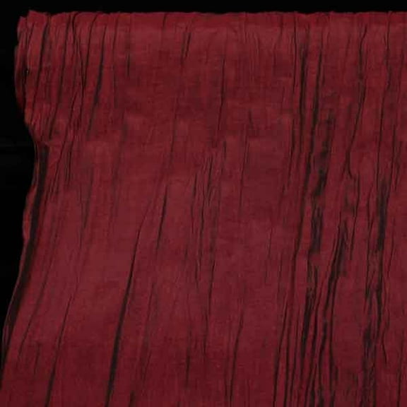 The Ribbon People Maroon Edge Pleated Tulle Craft Ribbon 20" x 2.7 Yards