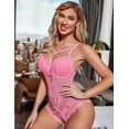 thumbnail image 4 of Europa y los Estados Unidos sexy cuerpo moldeador cadera abierta encaje body lencería sexy burla, 4 of 6