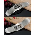 thumbnail image 3 of Prensa de ajos Prensa de ajos en construcción de metal, fabricada en acero inoxidable, sólida y ergonómica, prensa de ajos y utensilios de cocina para ajos Herramienta de cocina para una, 3 of 6
