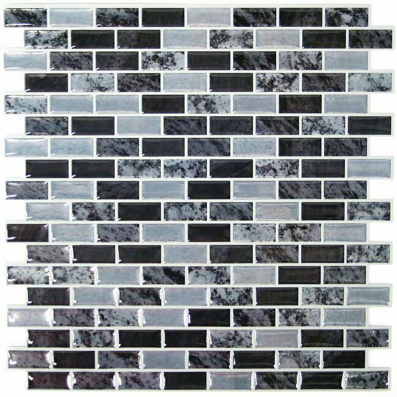 Traditional Marble Tile Peel and Stick Backsplash