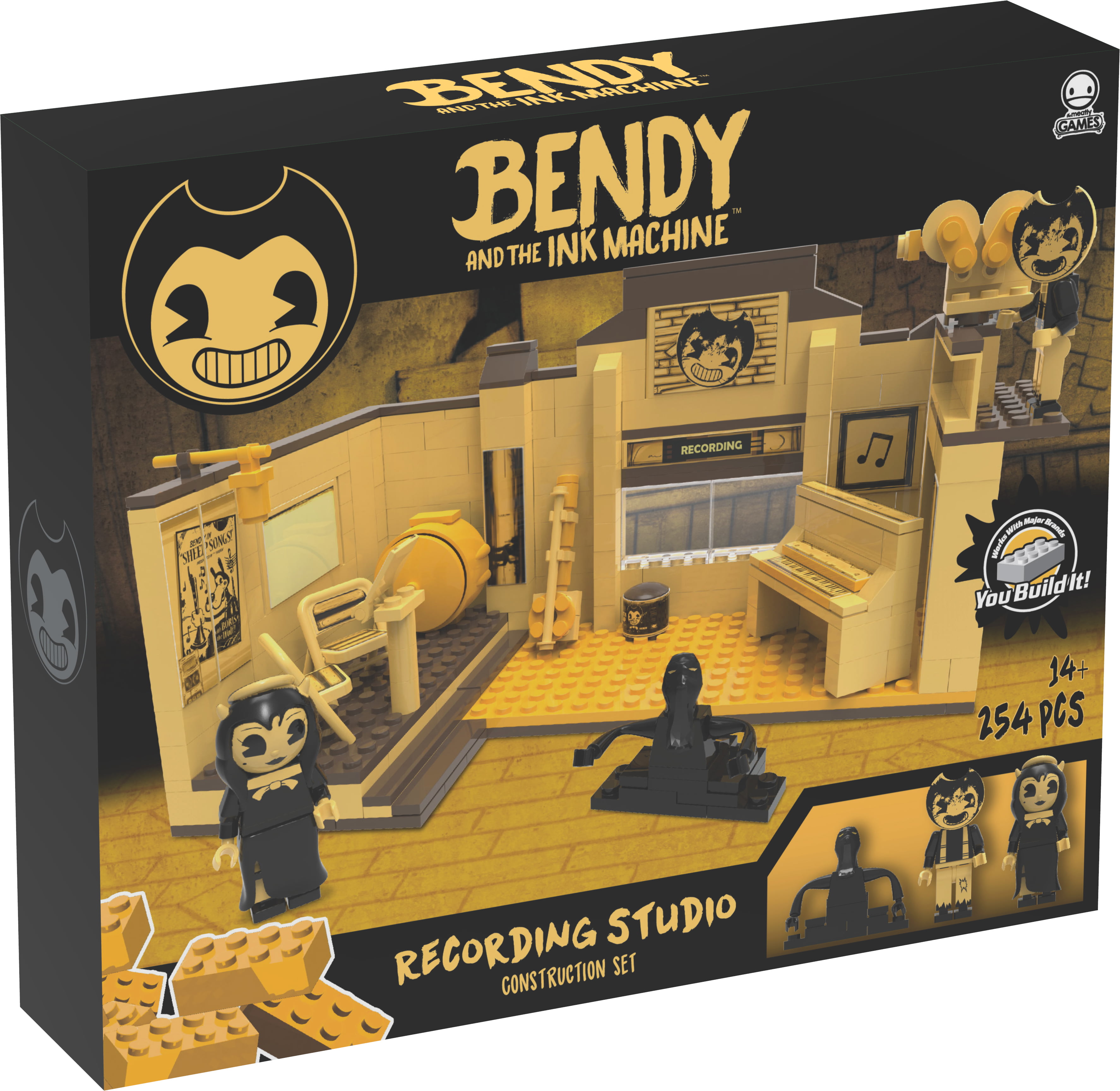 Bendy and the Ink Machine C3 Construction Recording Studio Buildable Scene  Set for sale online