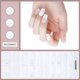 thumbnail image 1 of Tiras de uñas de Gel semicuradas, parches deslizantes, adhesivos impermeables de larga duración, cubierta completa, necesita lámpara UV, 1 hoja, 1 of 4