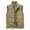 Khaki, variant on Leesechin Men's Fishing Vest Utility Vest Safari Travel Golf Vest Work Vest