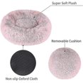 thumbnail image 2 of Calming Donut Fluffy Dog Bed Large Medium Small. Washable Anxiety Soft Plush, 2 of 4