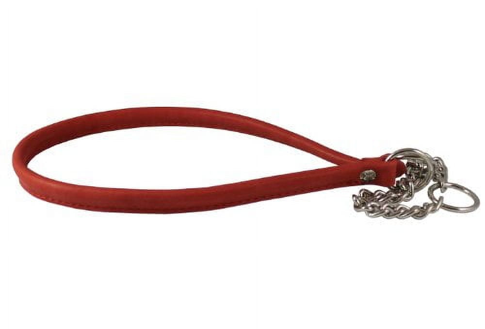 Martingale Genuine Leather Dog Collar Choker Large to XLarge 21"-25" Neck, Cane Corso, German Shepherd, English Bulldog