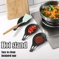 thumbnail image 3 of Spoon Rest for Stove Top Small Silicone Spoon Holder for Kitchen Counter,Coffee, 3 of 9