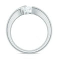 thumbnail image 2 of Rosec Jewels 5x7mm Lab Grown Diamond Designer Engagement Ring, EF-VS Grade, 18K White Gold, US 6.50, 2 of 9