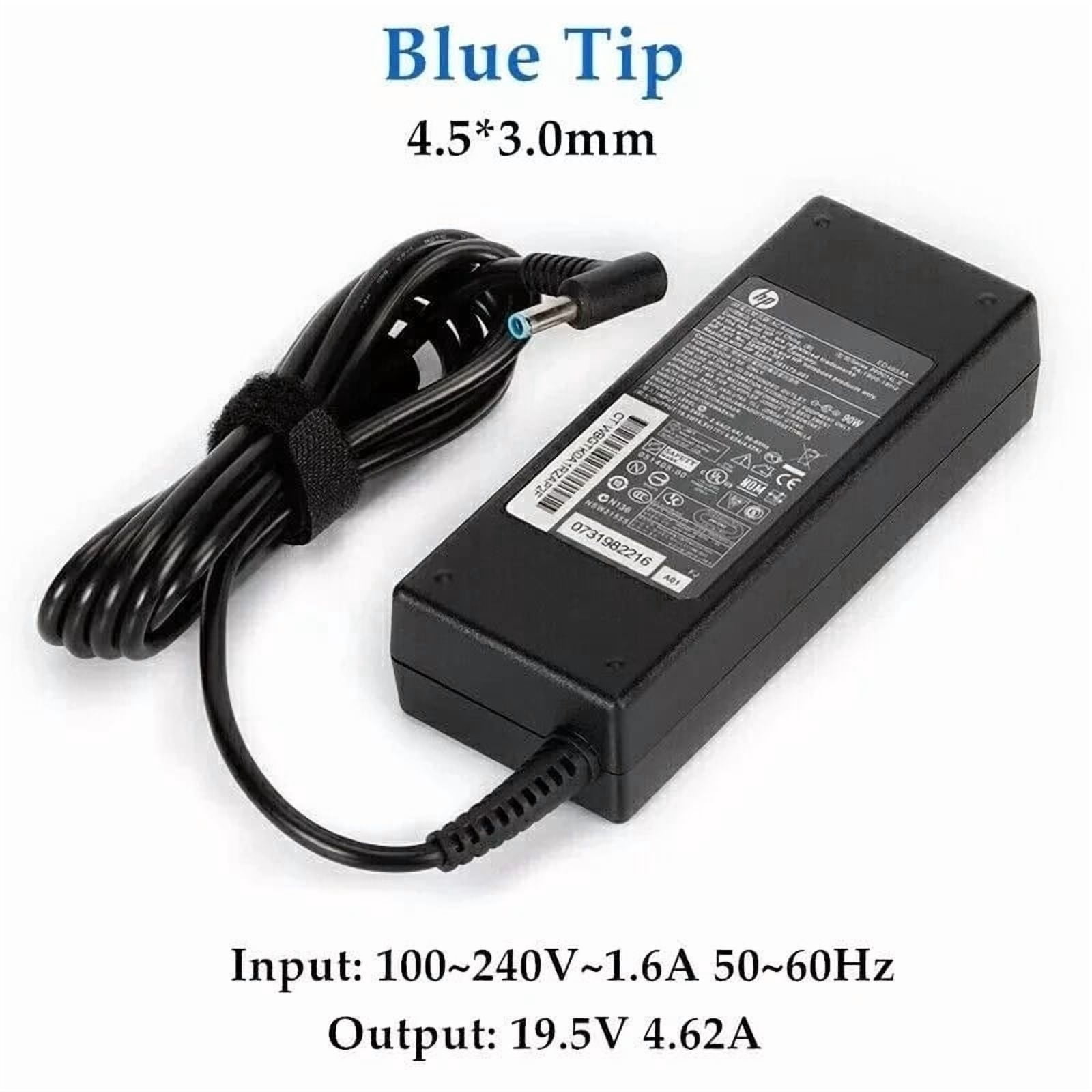 90W 19.5V 4.62A AC Adapter Charger for HP Laptop Power Supply Cord 4.5*3.0mm