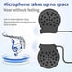 thumbnail image 3 of M01 Motorcycle Wireless Headset Bluetooth-Compatible 5.0 Helmet Hands-Free Telephone Call Kit Stere, 3 of 5
