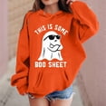 thumbnail image 2 of Girl Hoodies Size 8-10 Girl's Hoodie Long Sleeve Soft Sweatshirt Graphic Hoody Kids Cute Pullovers Top Clothes for Girls Z0A-Orange, 12-13 Years, 2 of 5