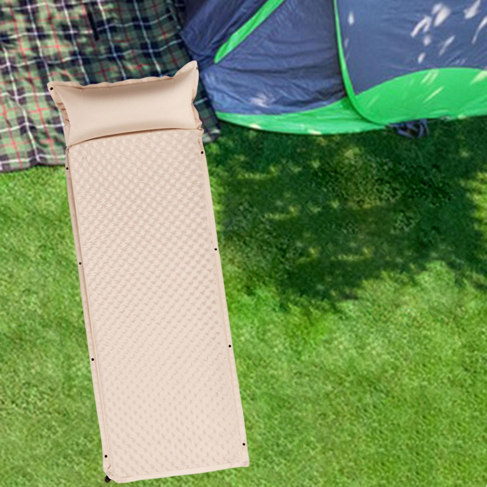 simhoa Automatic Inflatable Mattress, Self Inflating Air Mattress, Waterproof Lightweight Inflatable Bed for Tent Backpacking Hiking for 1 Person