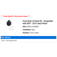 thumbnail image 2 of Front Outer CV Boot Kit - Compatible with 2007 - 2013 Jeep Patriot 2008 2009 2010 2011 2012, 2 of 2