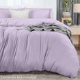 thumbnail image 4 of Juego de fundas de edredón Utopia Bedding King Size Lavanda, 3 piezas, 4 of 8