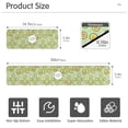 thumbnail image 3 of Yayeee Faucet Mat for Kitchen Sink 14.7" Diatomite Long Splash Guard Pad, Green Avocado Pattern, 3 of 7
