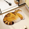thumbnail image 4 of Roiihwy Cat Bath Rug - Cute Bath Mat,Soft and Fluffy Round Bath Rugs,Non-Slip Absorbent Bath Mats,Cat Bathroom Mats for Bathroom,Kid Room,Bedroom, 4 of 6