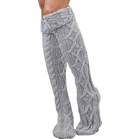

Pudcoco Women Warmmer Stocking Winter Warm Knit Long Boot Socks Leggings