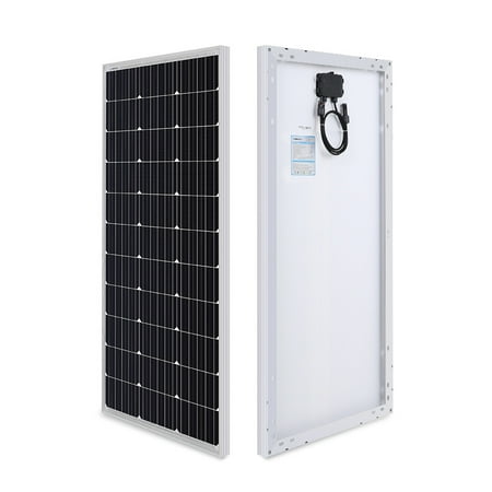Watt Solar Backup - Renogy 100 Watt 12 Volt Monocrystalline Solar Panel (Compact Design)