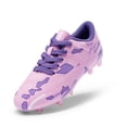 thumbnail image 1 of Tacos de Fútbol DREAM PAIRS SDSO2301K para Niños Talla 11 Rosa/Morado, 1 of 6