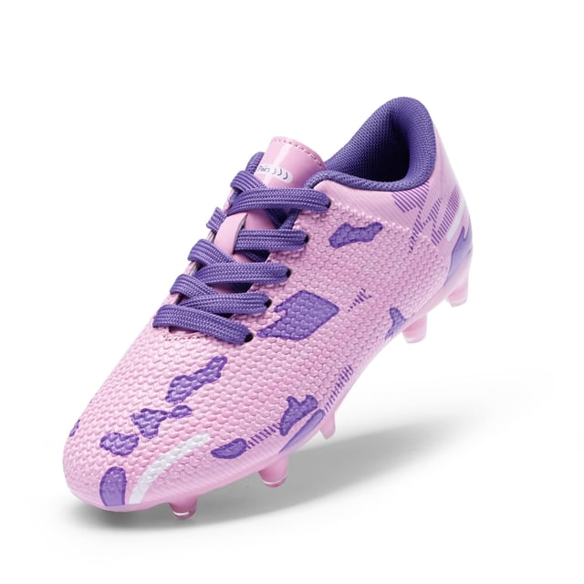 Tacos de Fútbol DREAM PAIRS SDSO2301K para Niños Talla 11 Rosa/Morado
