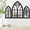 Style 2, variant on 3Pcs Gothic Arch Mirrors Wall Decor Versatile Gothic Cathedral Mirrors Wall Mounted Goth Room Decor Indoor Accent Mirror Wood Framed Entry Mirror for Home