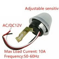 thumbnail image 3 of AC/ DC 12V Ajustable Auto on off Light Switch DC AC Photo Control Sensor, 3 of 7
