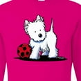 thumbnail image 4 of Inktastic Westie with Ball Long Sleeve T-Shirt, 4 of 5