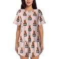 thumbnail image 1 of Balery German Shepherd Dog Conjunto de Pijama para Mujer con Estampado, Dos Piezas de Manga Corta y Shorts, Ropa de Dormir Suave con Cuello Redondo y Bolsillos-XX-Large, 1 of 6