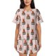 thumbnail image 1 of Balery German Shepherd Dog Conjunto de Pijama para Mujer con Estampado, Dos Piezas de Manga Corta y Shorts, Ropa de Dormir Suave con Cuello Redondo y Bolsillos-Medium, 1 of 6