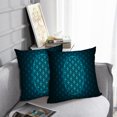 thumbnail image 6 of LALILO Throw Pillow Covers Flower Life Blue Geometry Sacred Cushion Cover 18" x 18", 2 Pack, 6 of 6