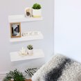 thumbnail image 4 of Sorbus Rustic 5.5 in x 16.25 in Wood Floating Shelf Set 3 Count, 4 of 7
