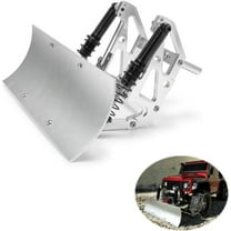 High Quality Metal Alloy Silver 1/10 RC Crawler Truck Car RC Model Car Snowplow Enhance Authenticity