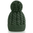 thumbnail image 2 of Whiteleopard Women's Winter Beanie Warm Lining - Thick Slouchy Cable Knit Skull Hat Ski Cap, 2 of 7