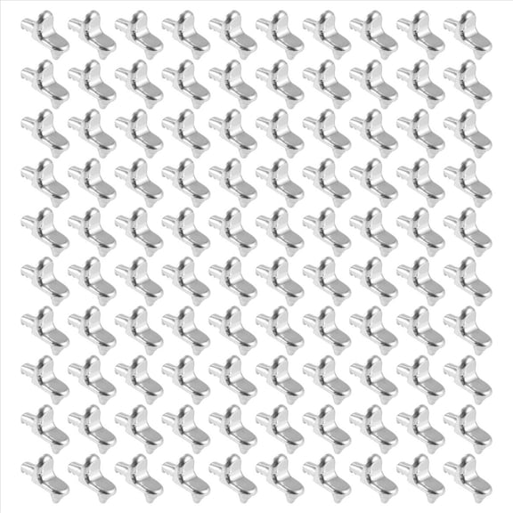 100PCS Shelf Support Pegs Cabinet Closet Laminate Pins Glass Nickel Plated Pins Fixing Bracket Holder Furniture Hardware