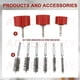 thumbnail image 3 of Promotion! Copper Pipe Cleaner Set For Power Drill Tube Cleaning Brush Cleans Copper Pipes Tubes And Fittings For Soldering, 3 of 5