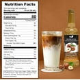 thumbnail image 2 of Syruvia Hazelnut Syrup Pure Cane Coffee Flavoring Syrup, 25.4 fl Oz With Pump, 2 of 6