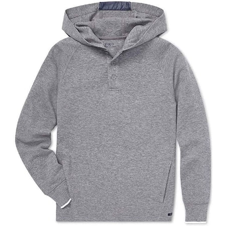 Polo Ralph Lauren Toddler Boys Performance Graphic Hoodie,Grey Htr,2T