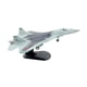 thumbnail image 3 of Modelo de avión SU-57 a escala 1/100, avión de ataque, juguete didáctico con base, modelo estimulado para el hogar, TV, mueble, oficina,, 3 of 9