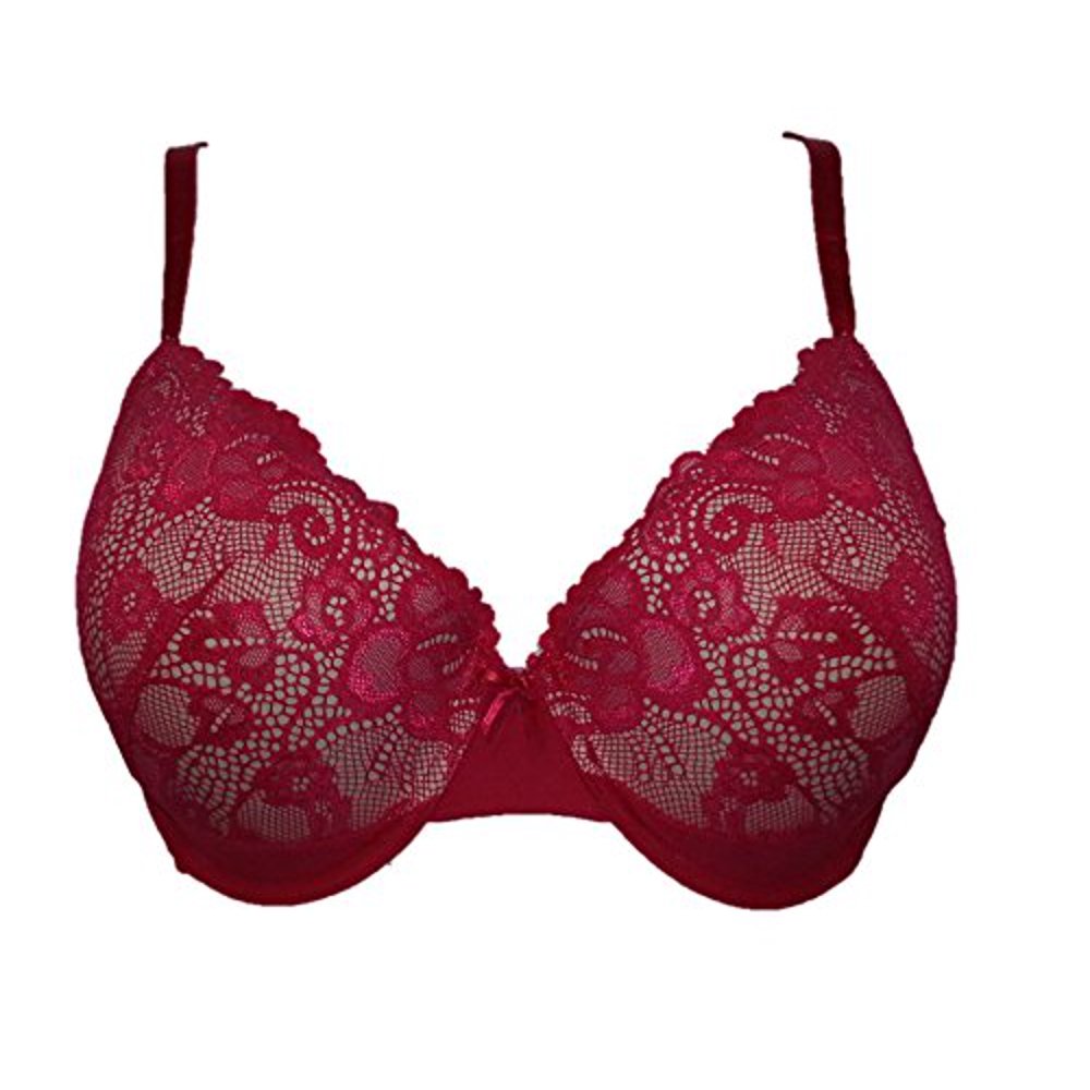 Maidenform New Maidenform PushUp Lace Bra Style Number P0667 (36B, Burgundy)