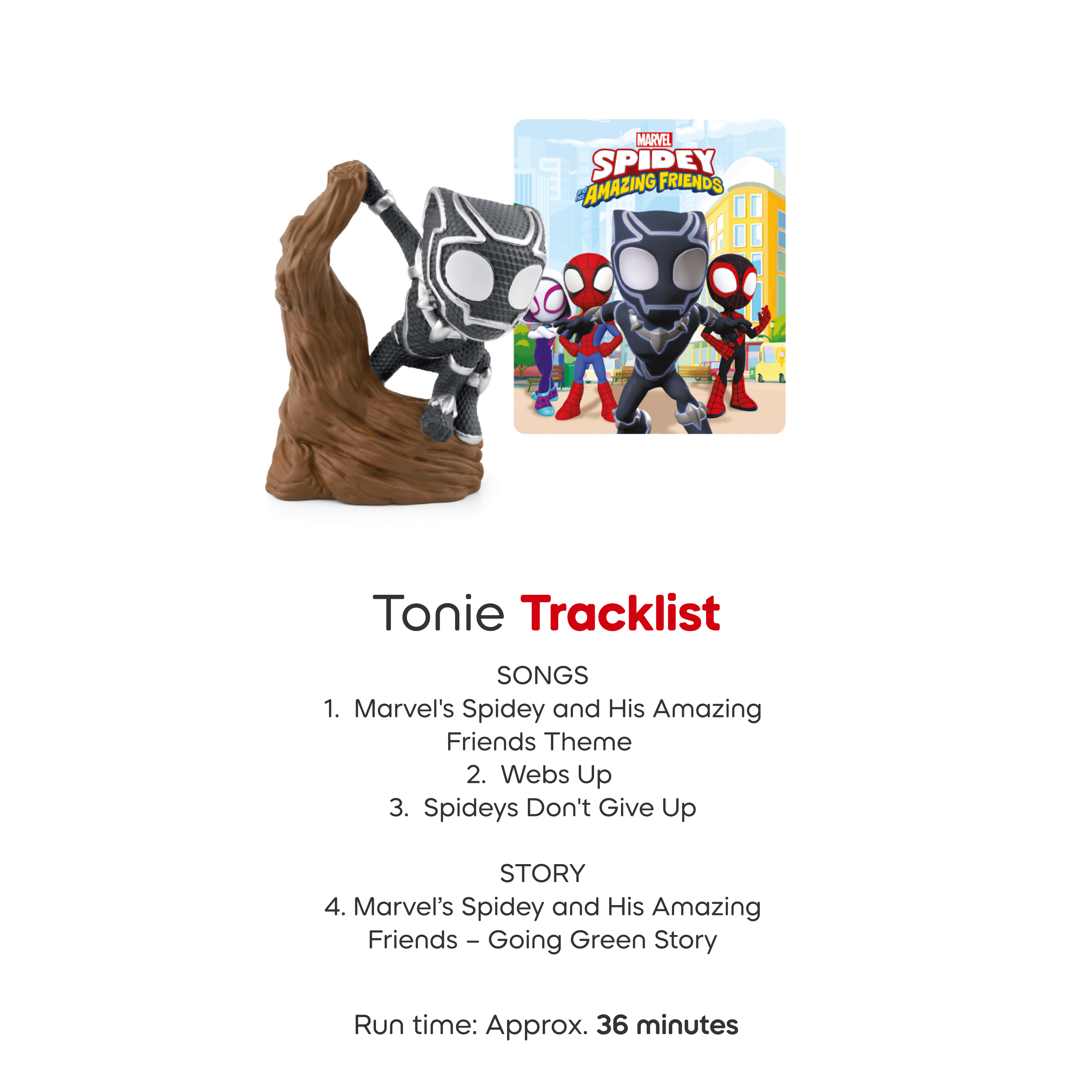 Tonies MARVEL Spidey & His Amazing Friends: Black Panther Audio Figurine (ENGLISH ONLY)