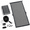 Gray-Fits Door Size 32''x80'', variant on Hanging Screen Door Fits 38"x82" (curtain Size 40''x83'') Gray