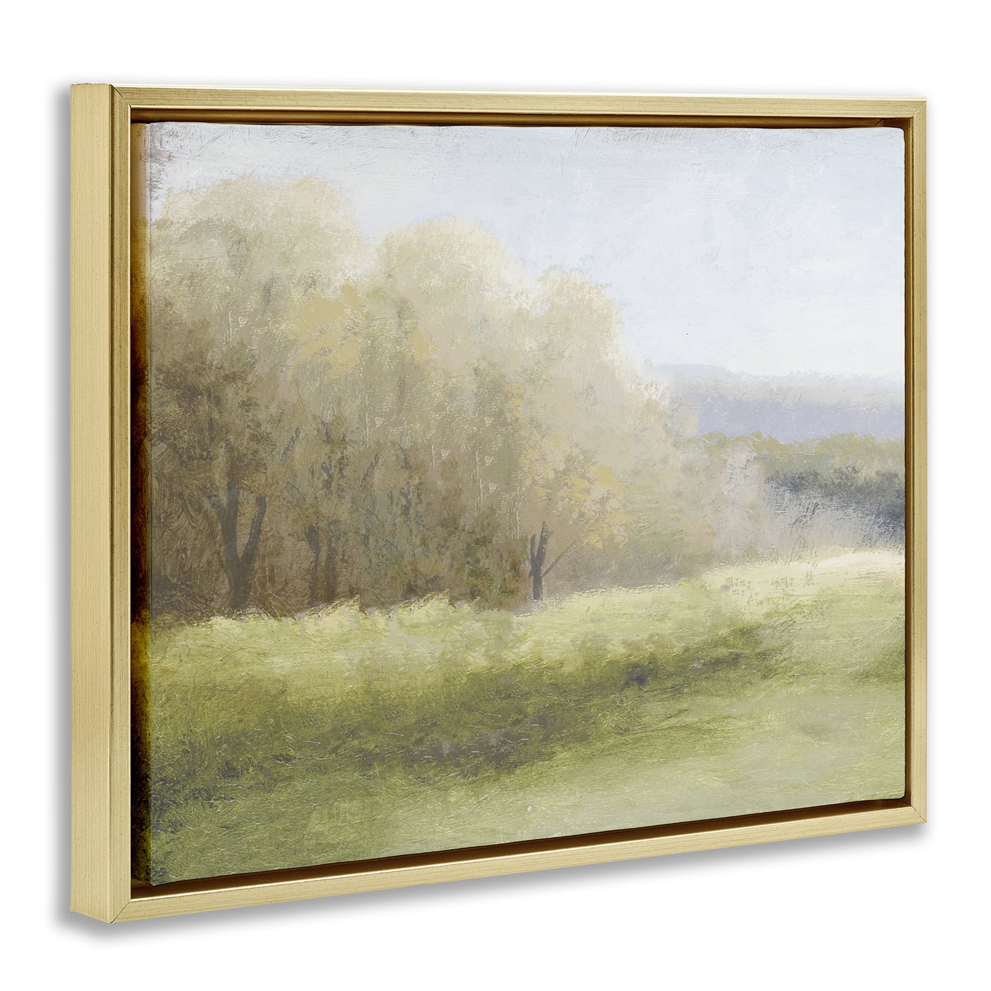 Stupell Industries Within a Familiar Place Landscape Gold Framed Floater Canvas Wall Art, design by Michael Marcon