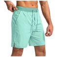 thumbnail image 4 of ASEIDFNSA Mens Quick Dry Shorts Solid Running Workout Shorts Outdoor Summer Shorts with Pockets, 4 of 4