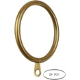 thumbnail image 2 of MERIVILLE Curtain Rings with Eyelets, Set of 28, 1.5" Inner Diameter, Fits Up to 1 1/4" Rod, Gold, 2 of 2