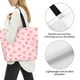 thumbnail image 3 of Balery Pink Bows1 Bolsa Tote Estilo Estético con Cremalleras, Bolsa de Hombro, Bolsa de Compras Grande y Plegable, 3 of 8