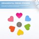 thumbnail image 2 of 240 imanes de nevera con forma de corazón, decorativos, pegatinas magnéticas creativas., 2 of 8